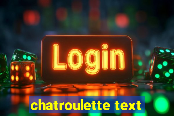 chatroulette text